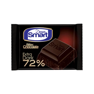 شکلات تلخ 72 درصد دریم اسمارت شیرین عسل - 18 گرم بسته 24عددی