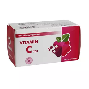 قرص جویدنی ویتامین C 250 داروپخش بسته 100 عددی