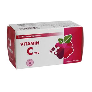 قرص جویدنی ویتامین C 250 داروپخش بسته 100 عددی