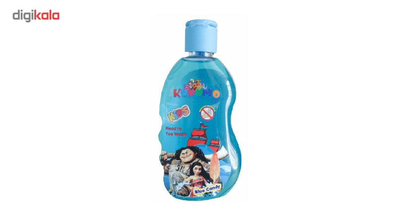 شامپو سر و بدن بچه کودومو مدل BLUE CANDY