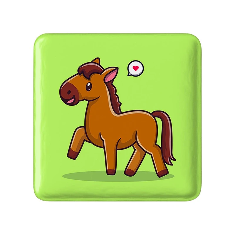 مگنت خندالو مدل حیوانات بامزه اسب کد 29664