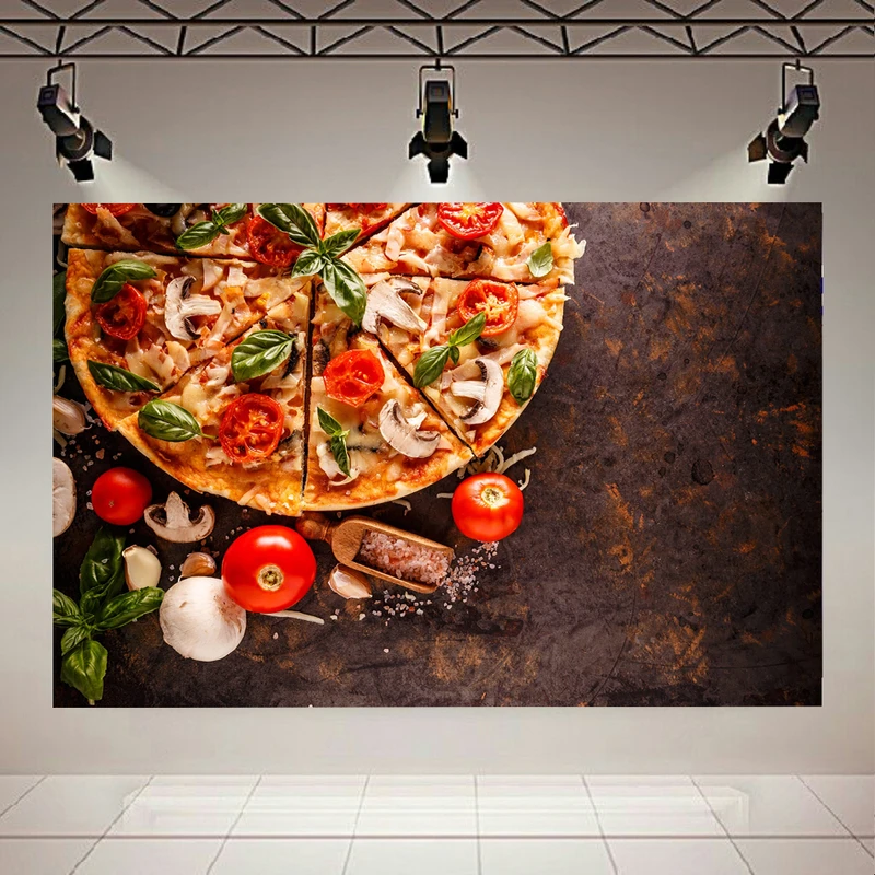 پوستر طرح فست فود مدل پیتزا کد AR18040