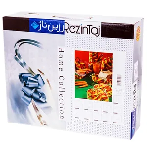 سرویس آشپزخانه چاپی 22 تکه رزین تاژ طرح هویج