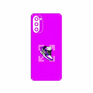 MAHOOT Nike Air Sneaker Digital Art Cover Sticker for Motorola Moto G52