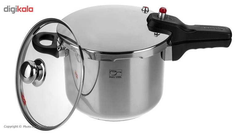 زودپز پارس استیل مدل کف سه لایه گنجایش 6 ليتر