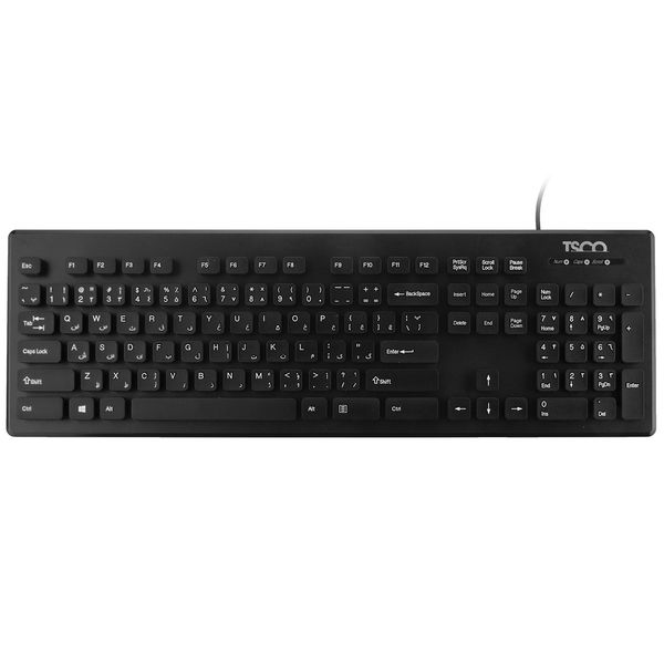 کیبورد تسکو مدل TK8022 با حروف فارسی کیبورد تسکو مدل TK8022 با حروف فارسی
