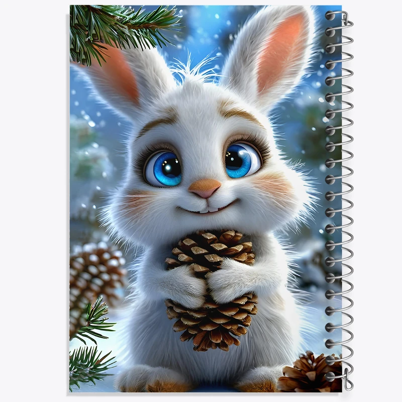 دفتر مشق 100 برگ خندالو طرح خرگوش بامزه کد F8149