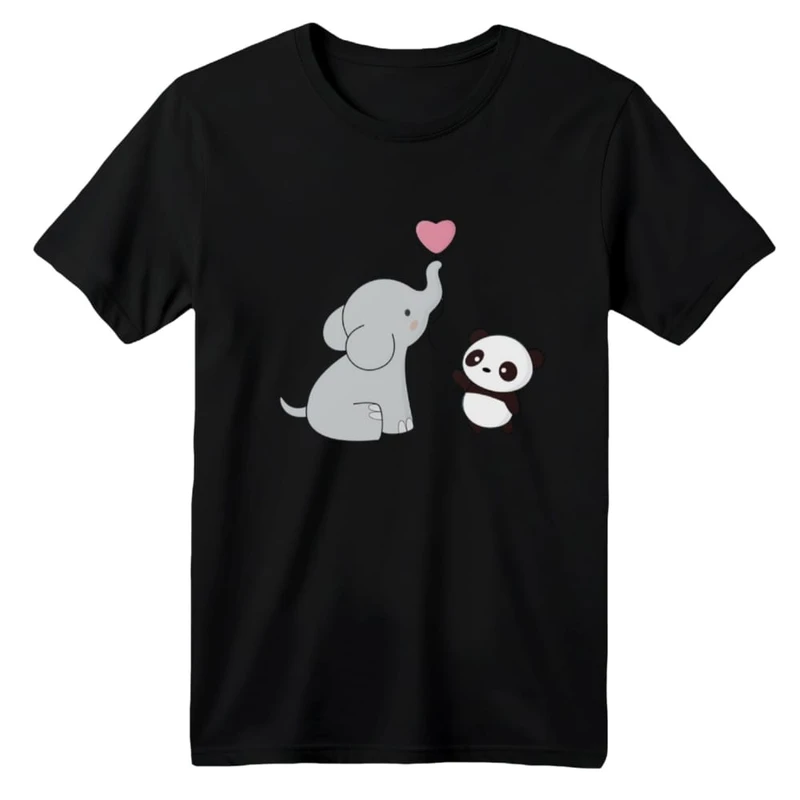 تی شرت آستین کوتاه بچگانه مدل فیل کد ۱۰