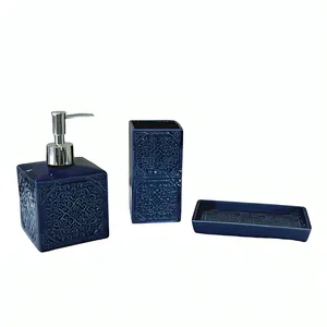 ست سرویس بهداشتی 3 پارچه مادام کوکو مدل Jardin 