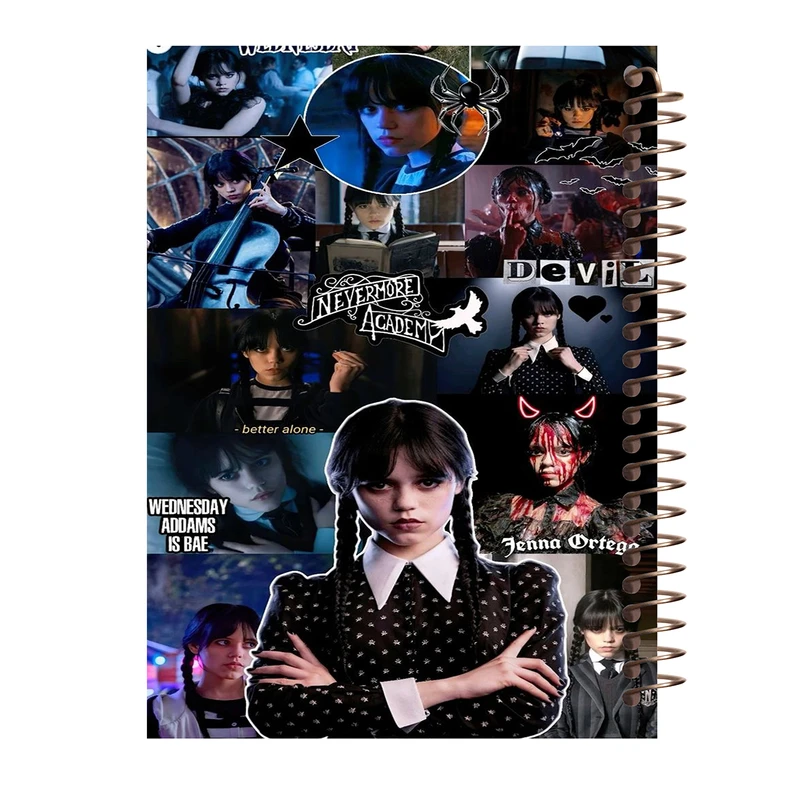 دفترچه یادداشت 100 برگ مدل Wednesday کد O219