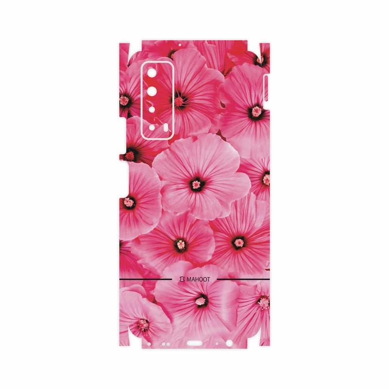 برچسب پوششی ماهوت مدل Pink-Flower-FullSkin مناسب برای گوشی موبایل هوآوی Y7a