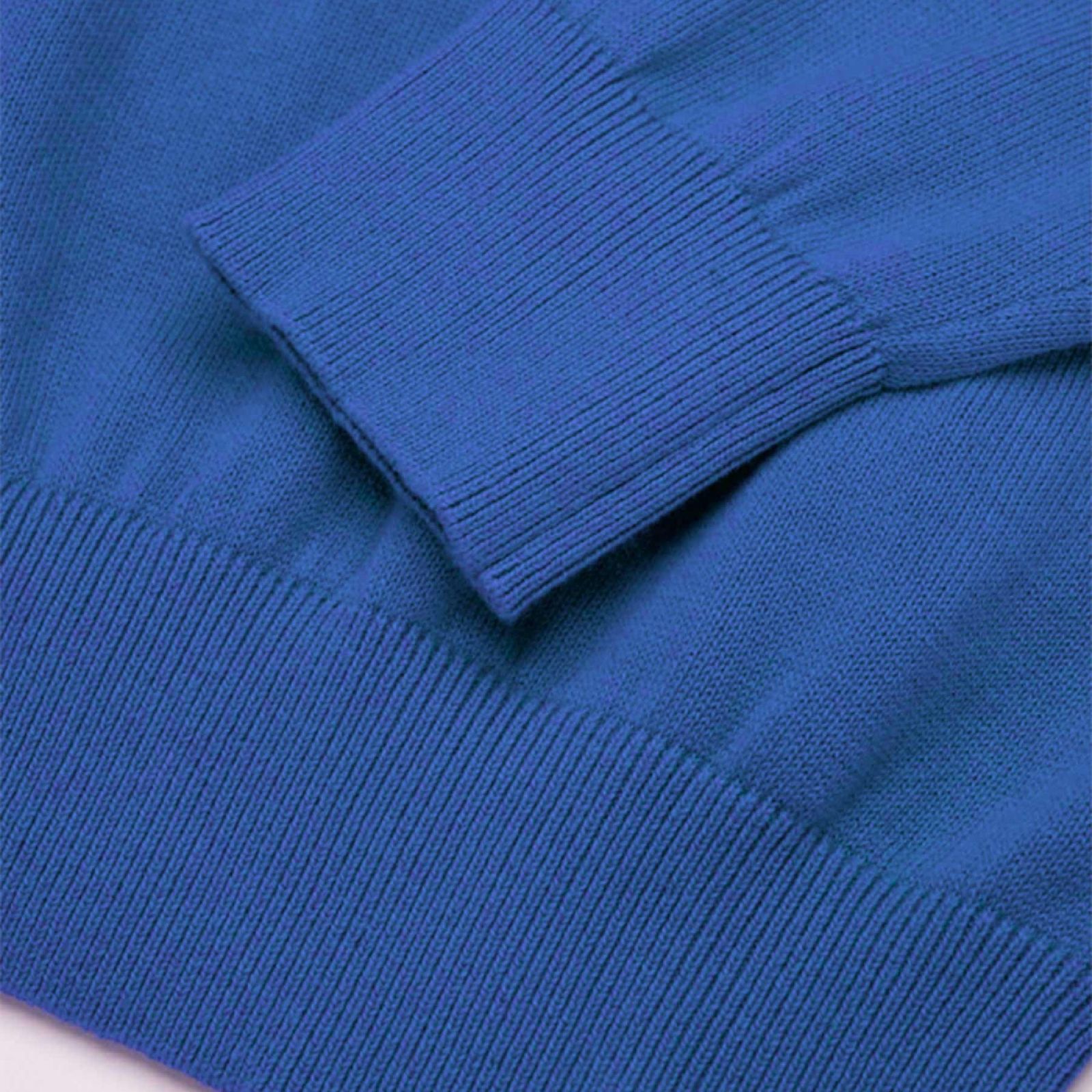 پلیور مردانه جوتی جینز مدل یقه گرد کد 122173 رنگ آبی -  - 3