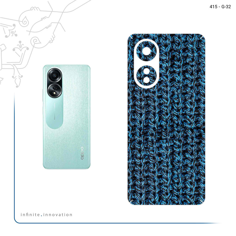 برچسب پوششی ماهوت مدل Fabric Texture 2 مناسب برای گوشی موبایل اپو A58 4G