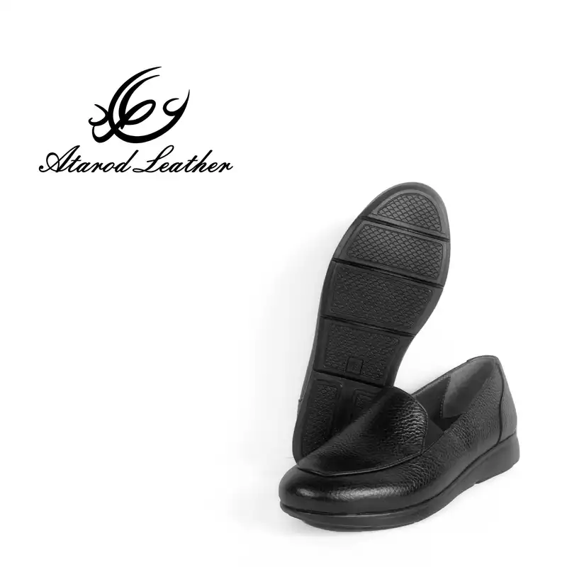 کفش روزمره زنانه چرم عطارد مدل چرم طبیعی کد SH183