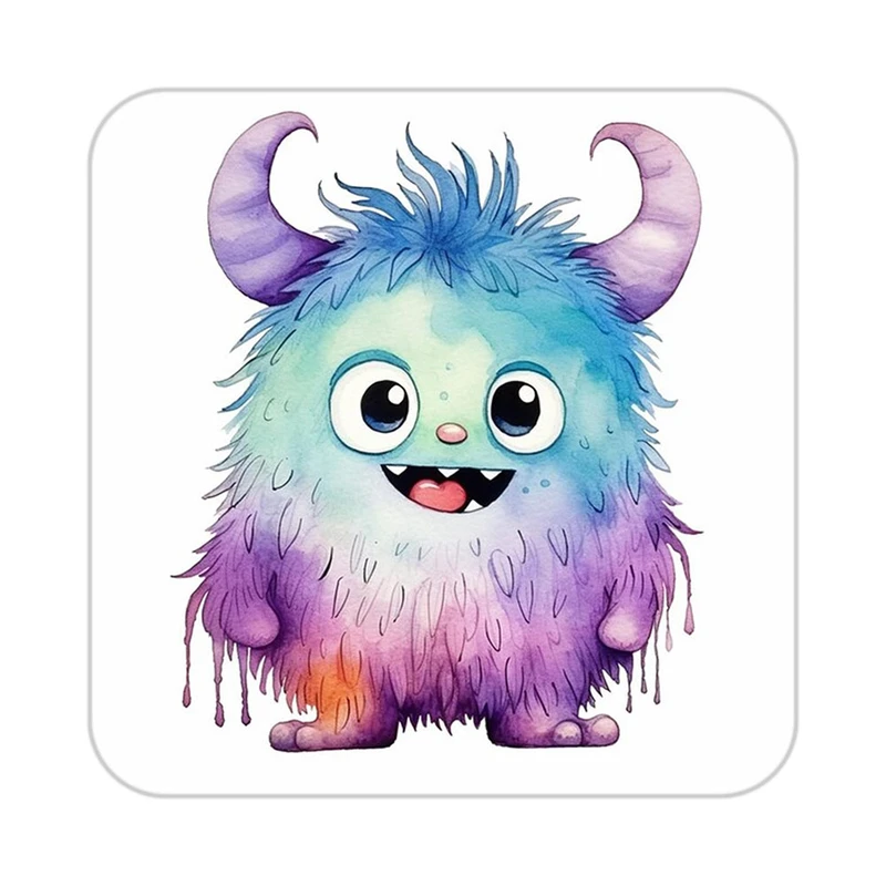 زیر لیوانی کاکتی طرح حیوانات رنگی مدل mp26325