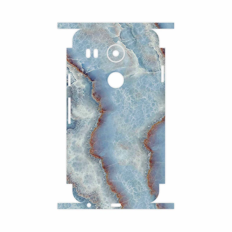 برچسب پوششی ماهوت مدل Blue Ocean Marble-FullSkin مناسب برای گوشی موبایل گوگل Nexus 5X