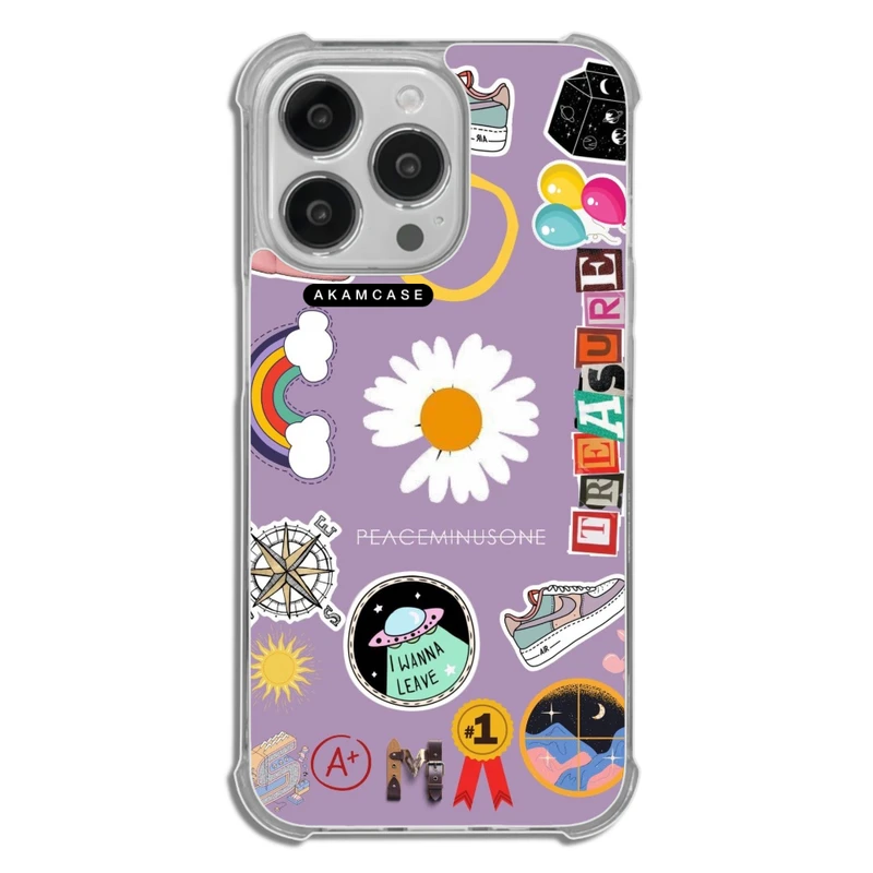 کاور آکام مدل AMCWTA13PRO-GOOD VIBES6 مناسب برای گوشی موبایل اپل iPhone 13 Pro