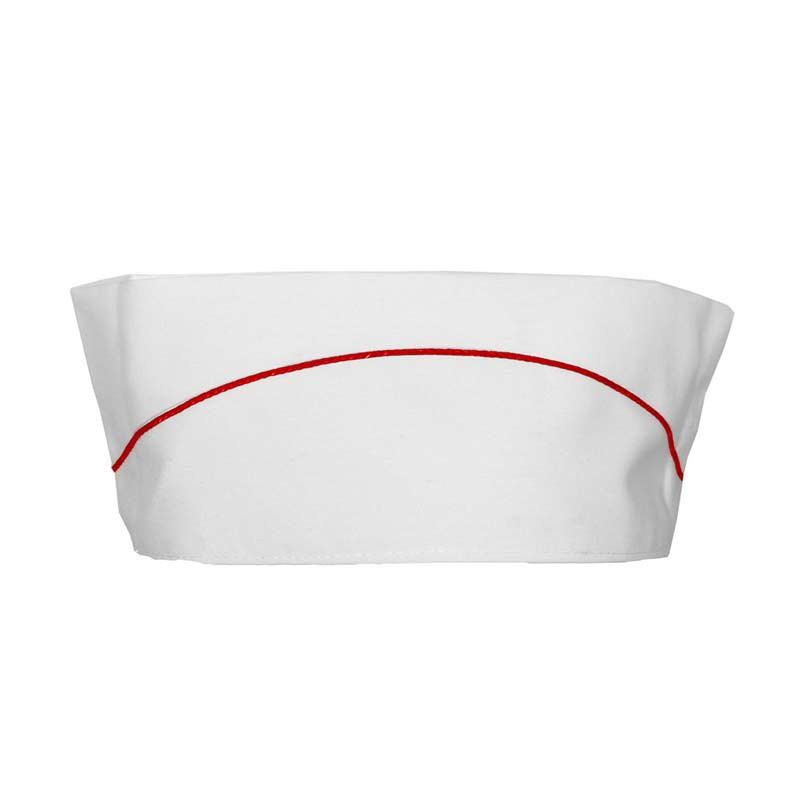 کلاه آشپزی مدل قایقی کد 0104 رنگ سفید