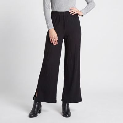 شلوار زنانه راه‌راه الاستین راسته دیفکتو مدل 8683526766920