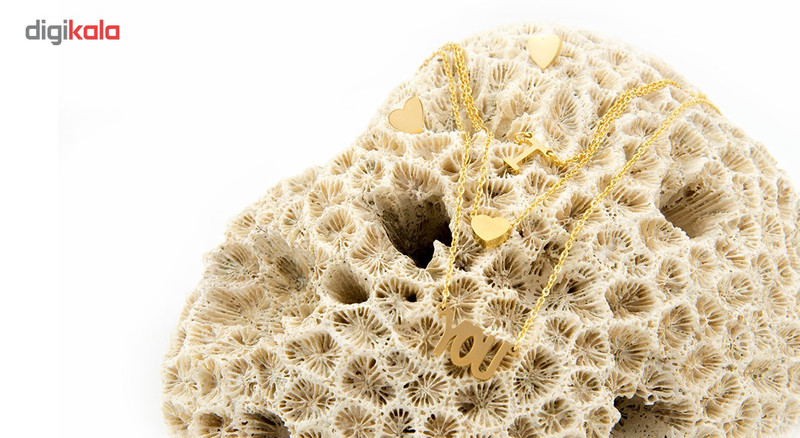 نیم ست بهارگالری طرح سه لاین مدل قلب I Love U