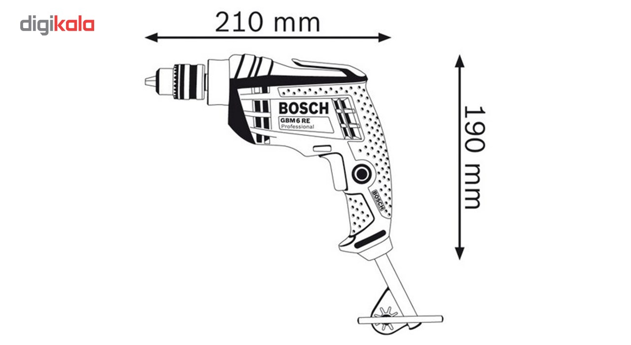 دریل بوش مدل GBM 6 RE