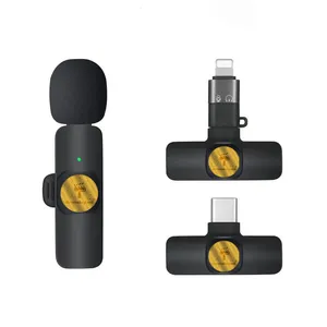 ست میکروفن بی سیم کروماکی لند مدل GO با درگاه اتصال Type C و Lightning