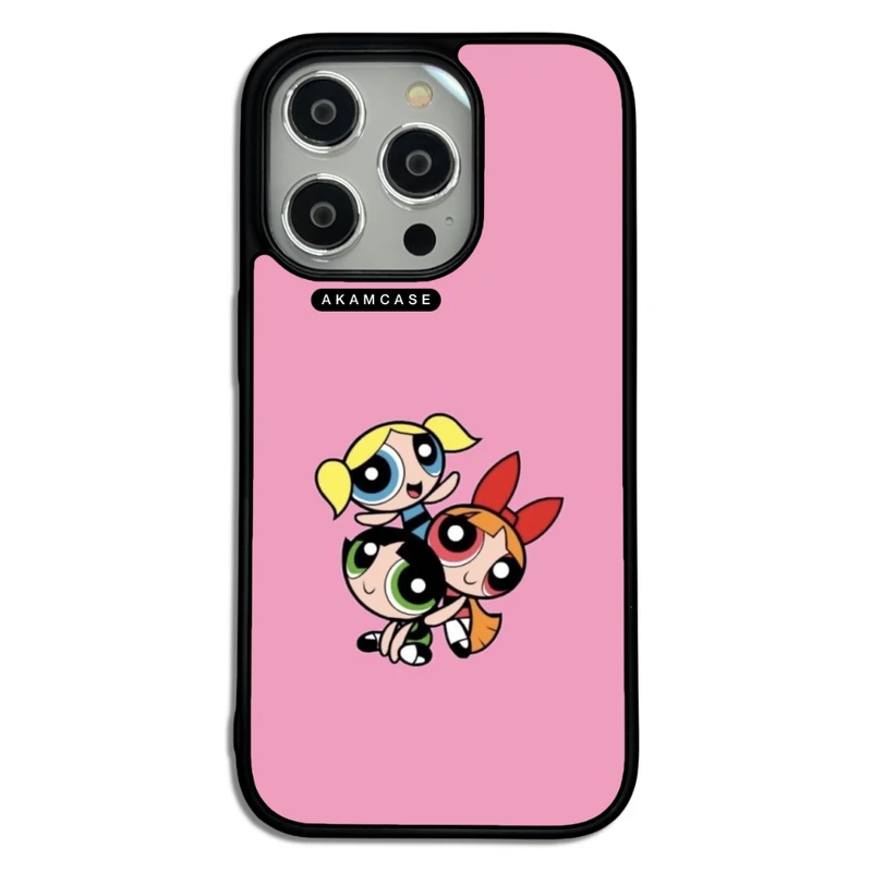 کاور آکام مدل AMCWA14PRO-POWERPUFF GIRLS11 مناسب برای گوشی موبایل اپل iPhone 14 Pro