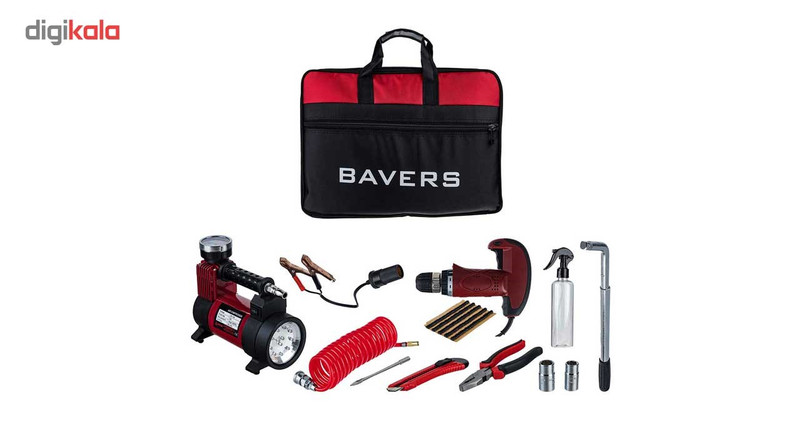 کمپرسورباد و ابزار الکتریکی پنچرگیری باورس مدل BTK 109