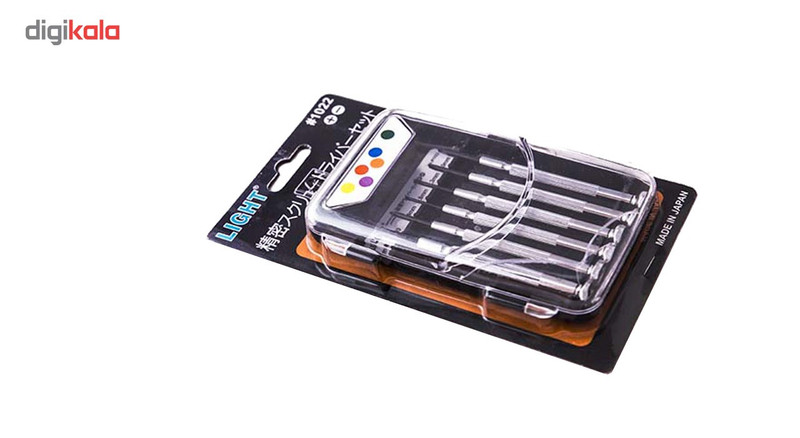 مجموعه 6 عددی پیچ گوشتی ساعتی لایت مدل 1022