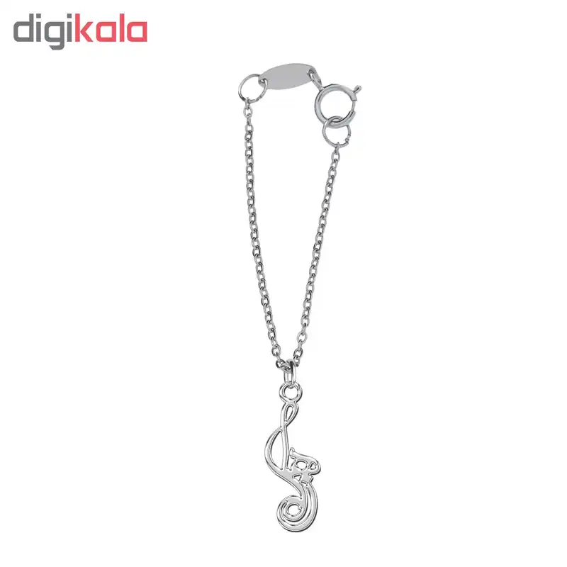 آویز ساعت نقره ترمه 1 طرح زهرا کد L165