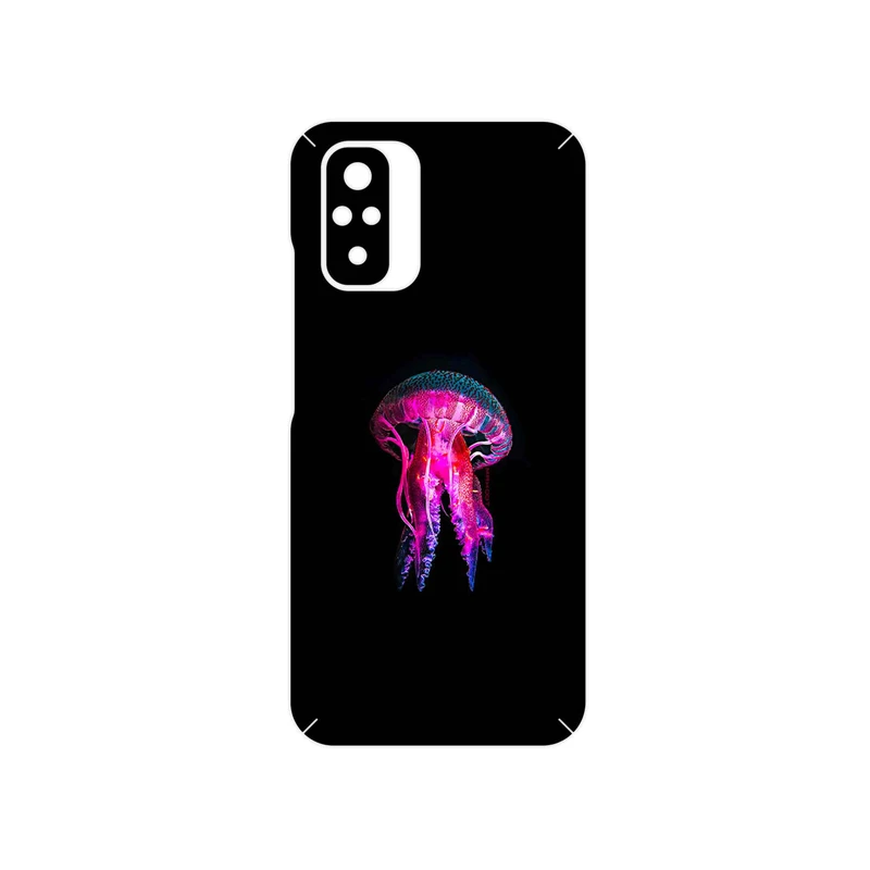 برچسب پوششی ماهوت مدل jellyfish مناسب برای گوشی موبایل شیائومی Redmi Note 10