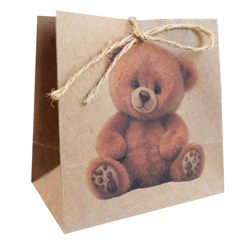 پاکت هدیه مدل خرس تدی مجموعه 5 عددی