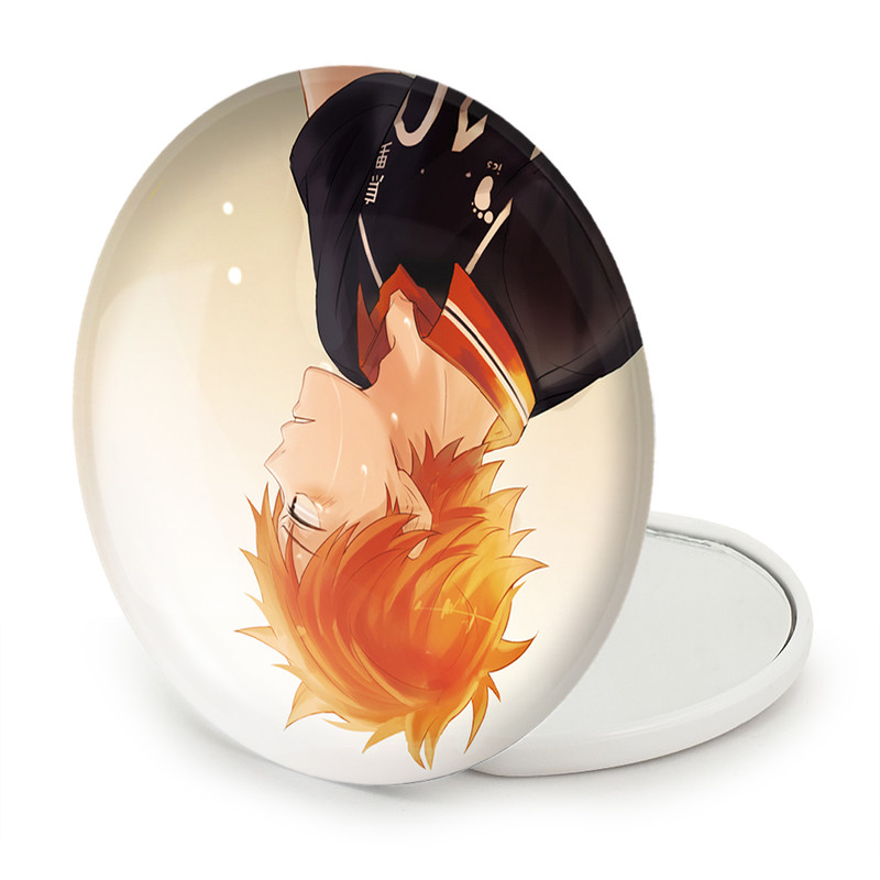 آینه جیبی خندالو طرح هیناتا شویو انیمه هایکیو Haikyu مدل تاشو کد 17749