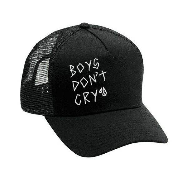 کلاه کپ مردانه مدل فانتزی پسرها گریه نمیکنند کد f049