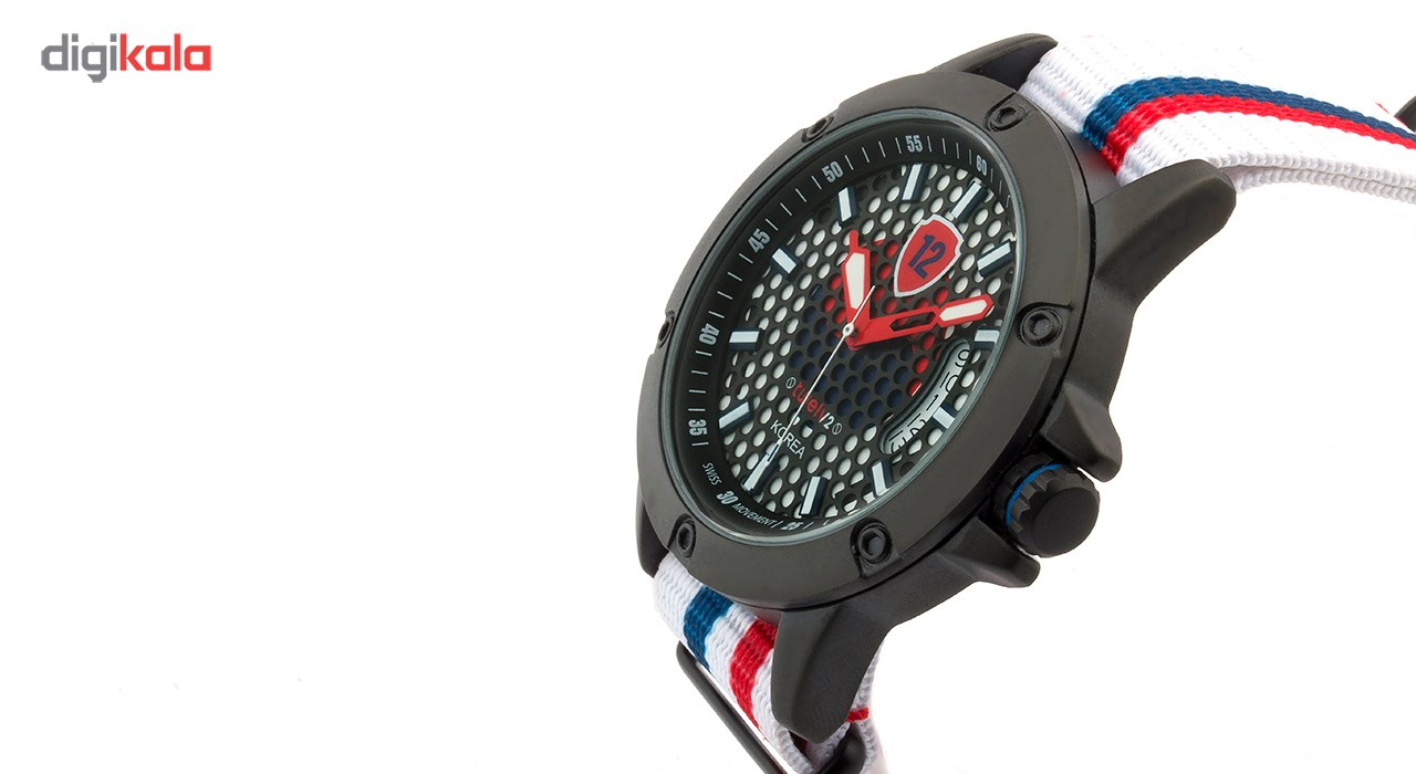 ساعت مچی عقربه ای توولو طرح پرچم کره جنوبی 2