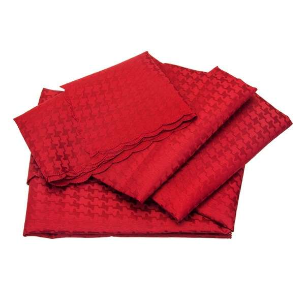 رومیزی پلی استر مستطیلی 180 × 150 رزین تاژ طرح کنزو کد 3317006196390
