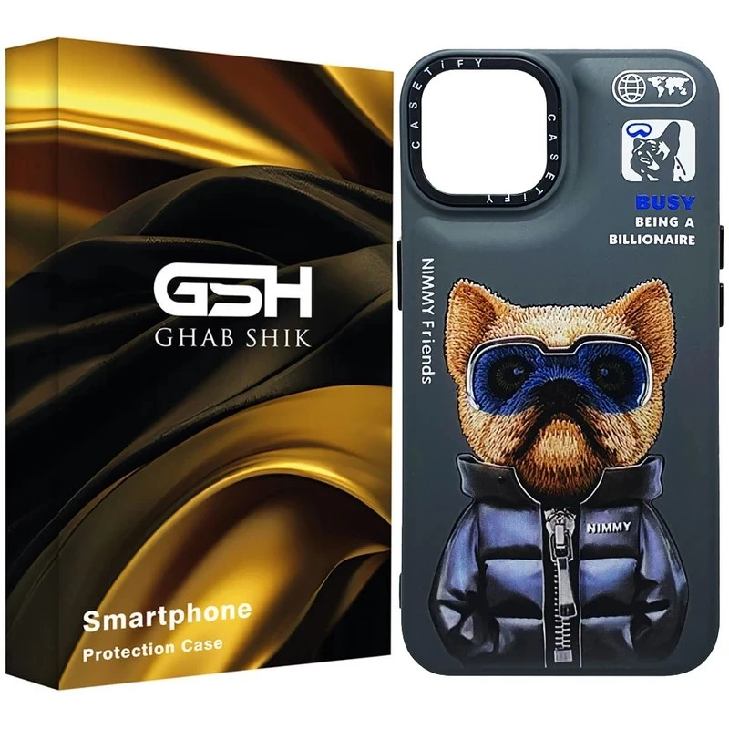 کاور قاب شیک مدل کیس تیفای طرح BUSYمناسب برای گوشی موبایل اپل iPhone 11