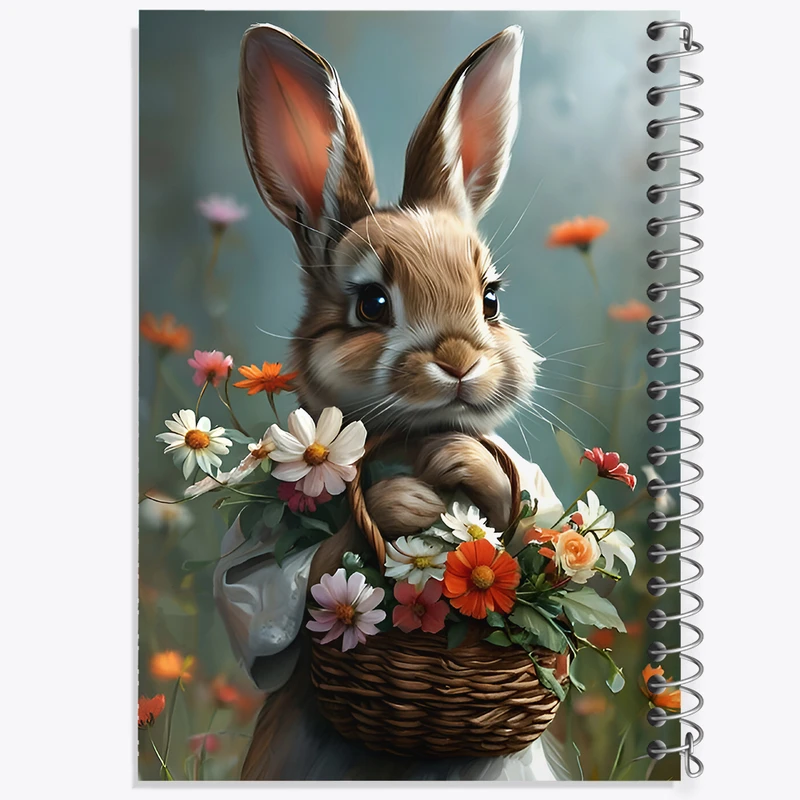 دفتر لیست خرید 50 برگ خندالو طرح خرگوش بامزه کد F7085