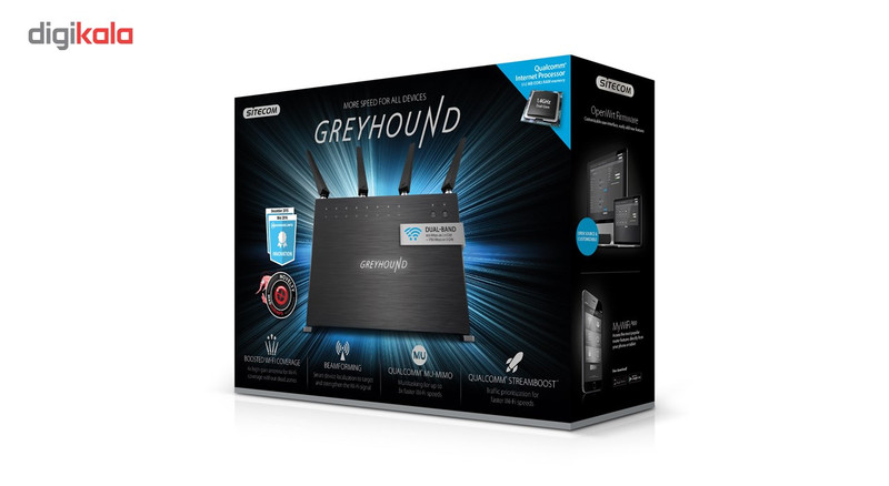 روتر بی سیم سایتکام مدل Greyhound AC2600