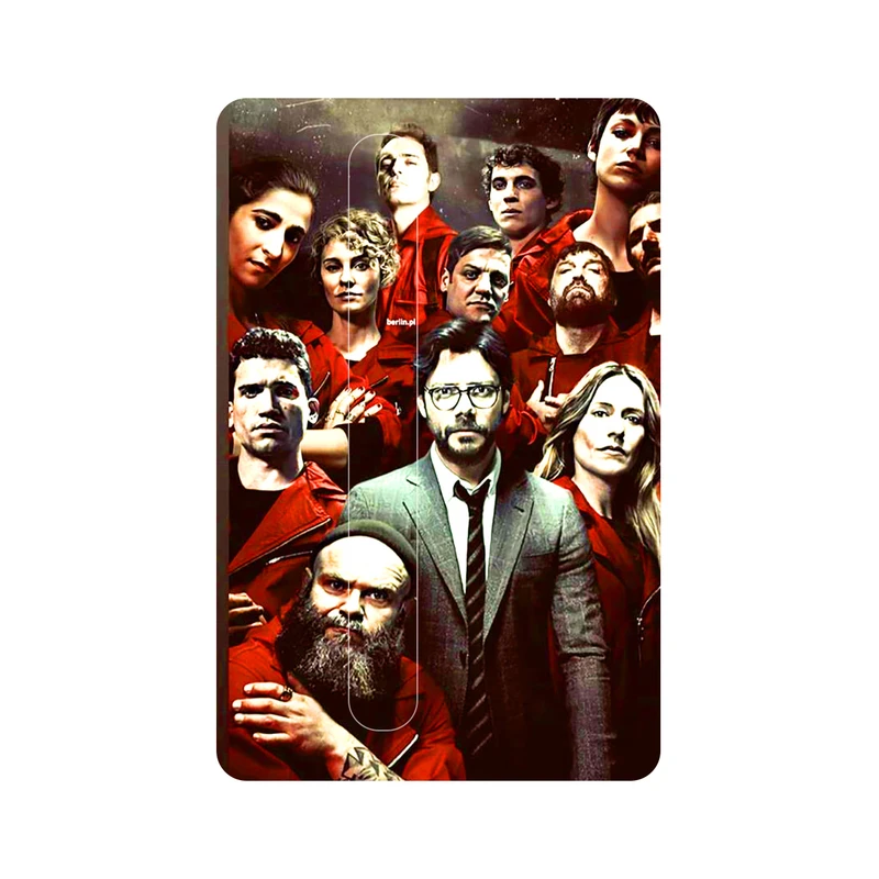 استیکر کارت پیکسل میکسل مدل سریال خانه کاغدی دسته جمعی کد B78 