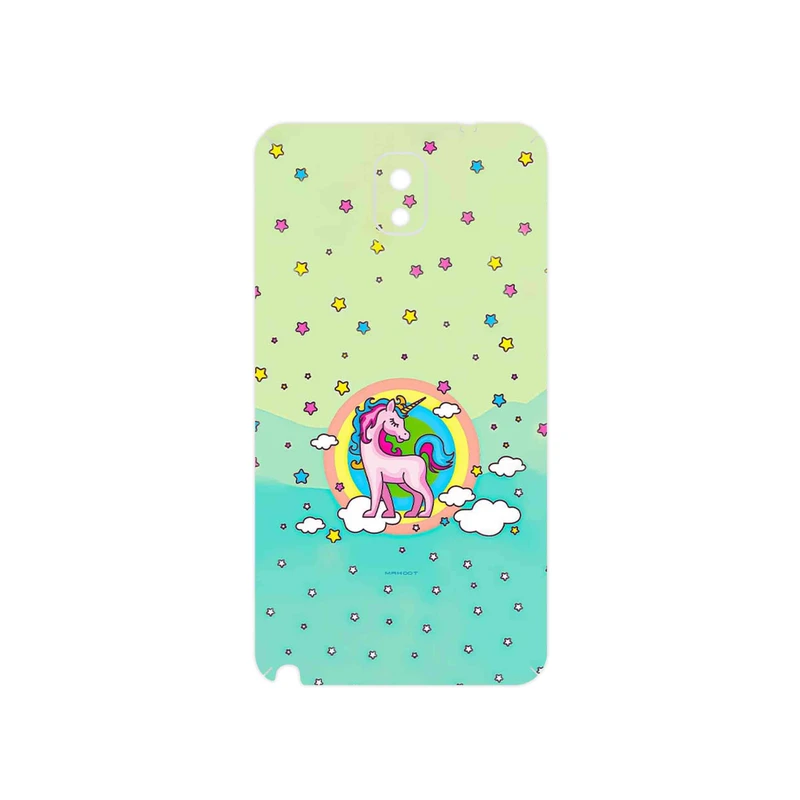 برچسب پوششی ماهوت مدل Rainbow unicorn adventure مناسب برای گوشی موبایل سامسونگ Galaxy Note 3
