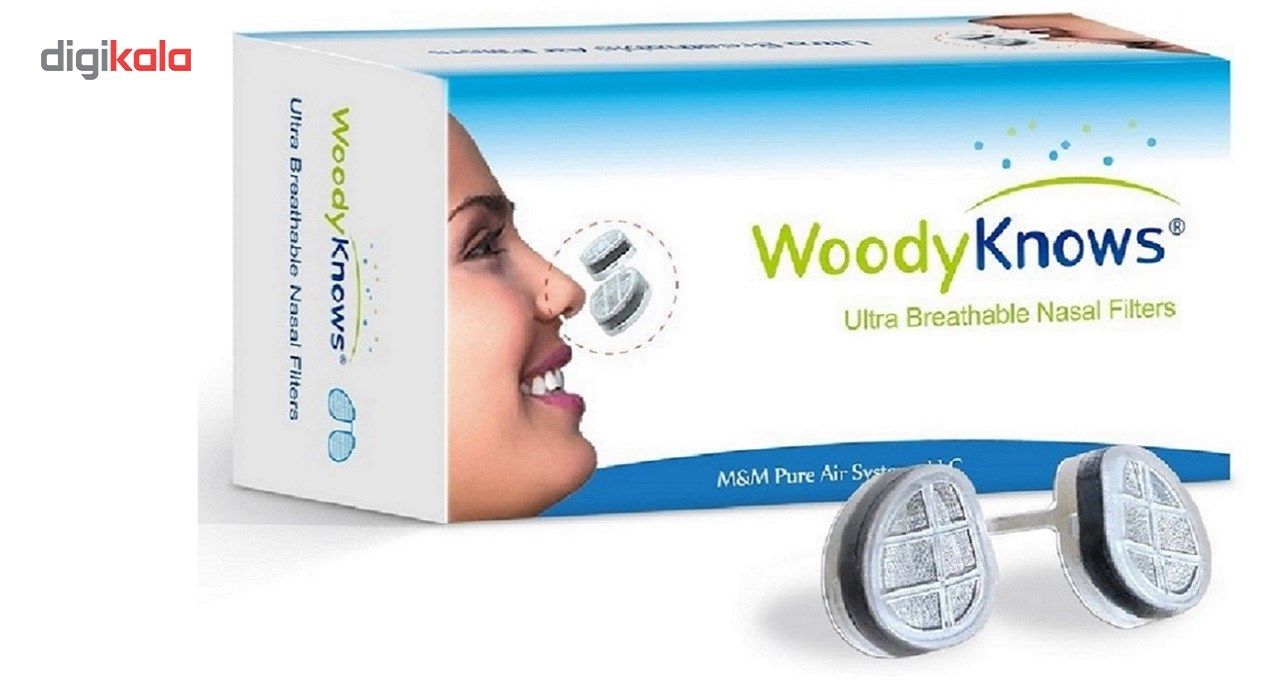 ماسک بینی وودی نوز مدل Ultra Breathable برای حفره بینی گرد سایز L