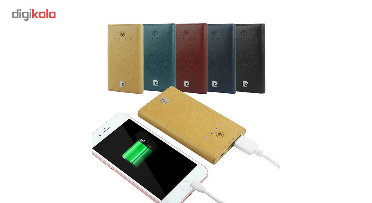 شارژر همراه چرمی پیرکاردین مدل PCQ-E18 با ظرفیت 4600 میلی آمپر ساعت