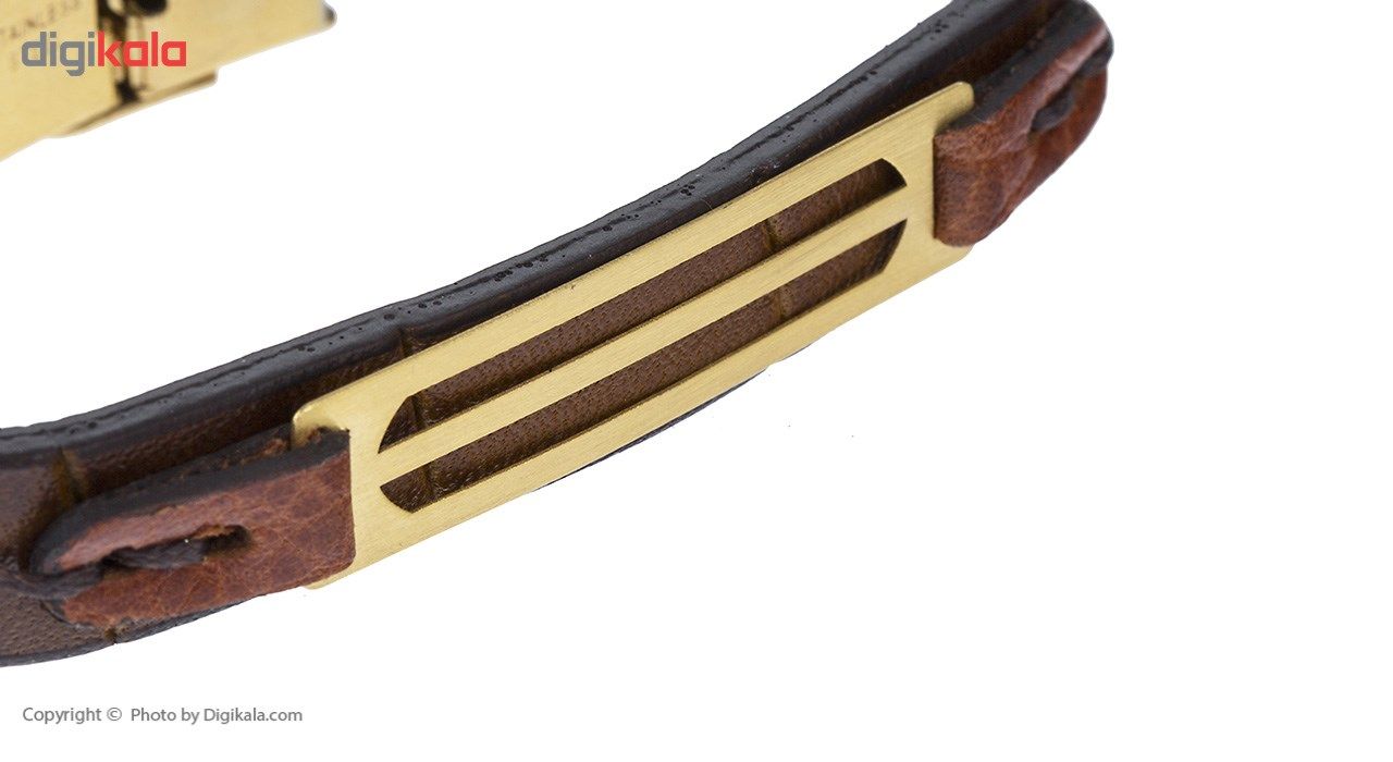 دستبند طلا 18 عیار رزا مدل BMG41-1 -  - 4