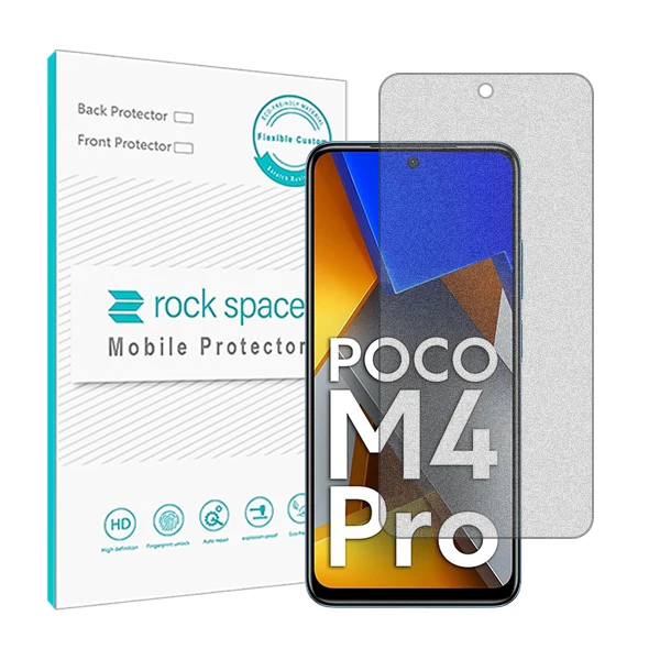 محافظ صفحه نمایش مات راک اسپیس مدل HyMTT مناسب برای گوشی موبایل شیائومی Poco M4 Pro
