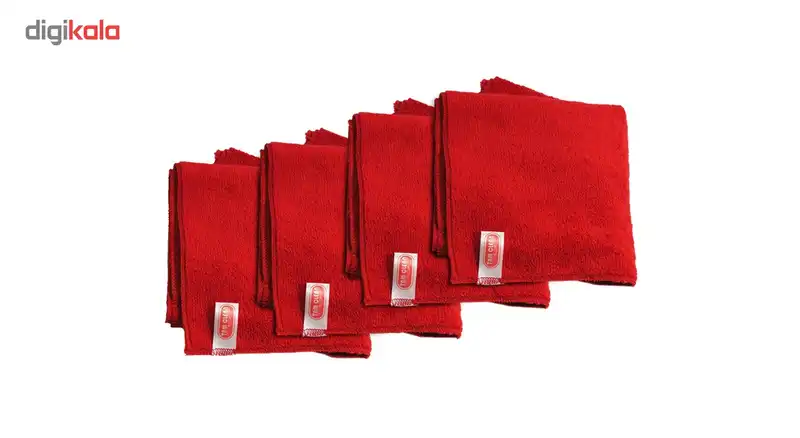 حوله مایکروفایبر ضدخش تام کلین مدل TC-mfs300rx4 بسته 4 عددی