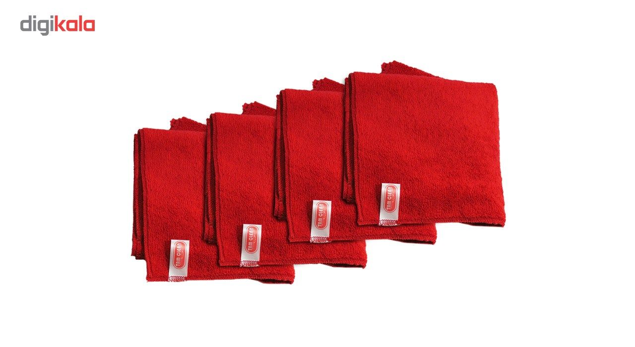 حوله مایکروفایبر ضدخش تام کلین مدل TC-mfs300rx4 بسته 4 عددی main 1 1
