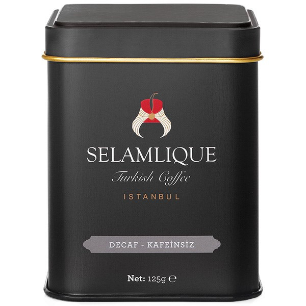 قوطی قهوه سلام علیک مدل Decaf