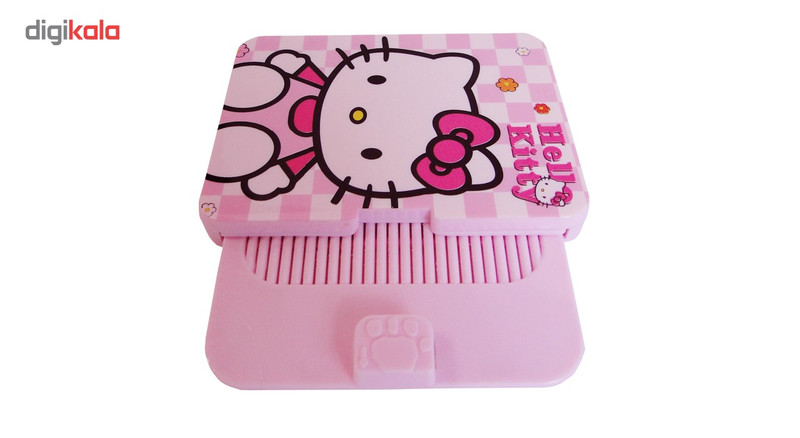 ست آینه و شانه کودک مدل Hello Kitty