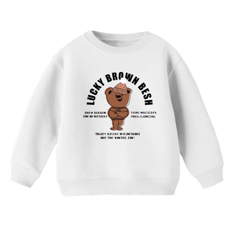 سویشرت بچگانه مدل خرس نوشته کد v34 